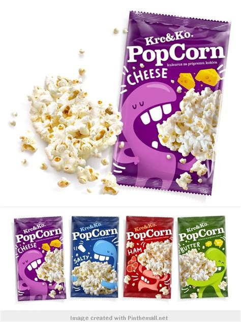 Krc Ko PopCorn By Peter Gregson Popcorn Packaging Spices Packaging