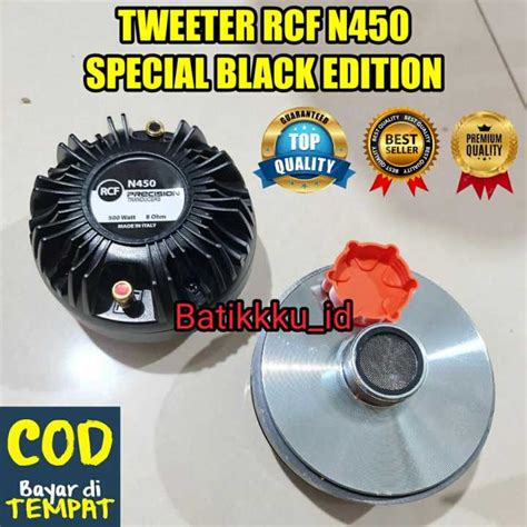 DRIVER TWEETER RCF N450 N 450 SPECIAL BLACK EDITION MODEL DRAT Lazada