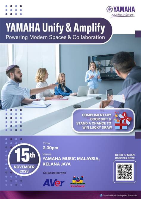 Yamaha Unify And Amplify Powering Modern Spaces And Collaboration