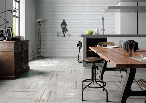 Carrelage Cuisine Sol Et Mur Mod Les Wood Effect Tiles Dining