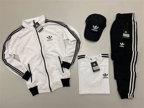 Купить Мужской костюм Adidas Адидас: кофта + штаны + футболка + кепка ...