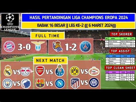 Hasil Liga Champions Tadi Malam Bayern Munchen Vs Lazio Sociedad Vs