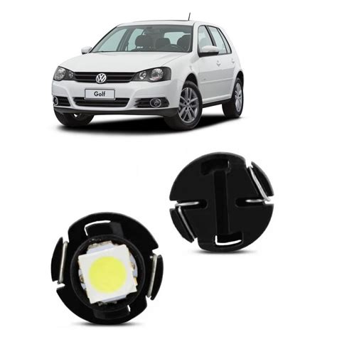 Kit Lampadas T4 7 12mm Led Golf Polo Hatch Teto Traseiro Par