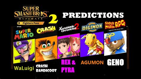 Predicting The Fighters Pass 2 Dlc Characters Smash Bros Ultimate Youtube