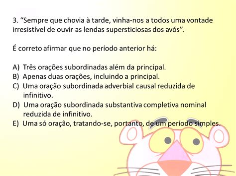Charges Com Orações Subordinadas Adverbiais Com Gabarito