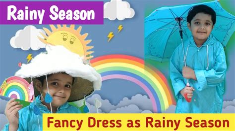 English Rhyme On Rainy Season Fancy Dress As Rainy Season Happy