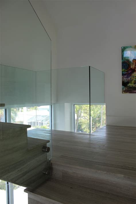 Interior Glass Balustrade - Contemporary - Staircase - Other - by Trimcraft of Fort Myers, Inc ...