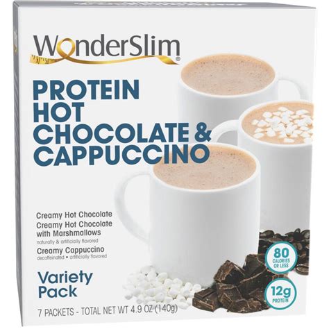 Protein Hot Drink Variety Pack 7ct Wonderslim Dietdirect 16 99 Usd