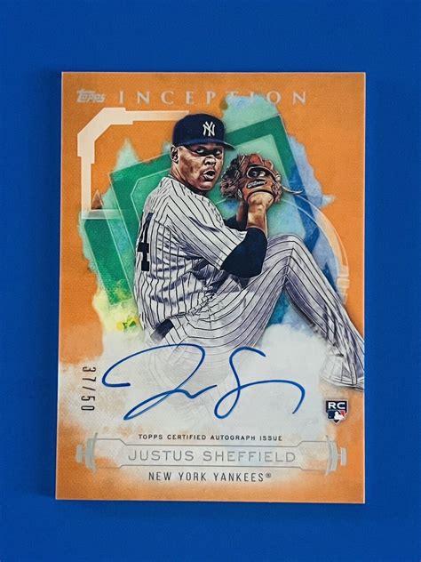 Topps Inception Rookies And Emerging Stars Autographs Orange