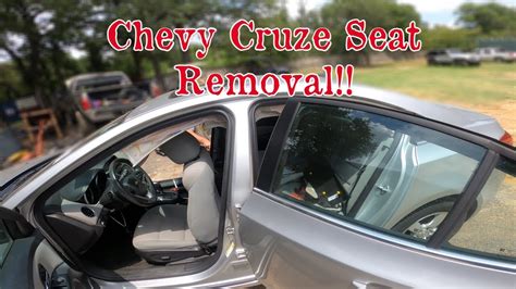 2013 2016 Chevrolet Cruze How To Remove Front Seat Youtube