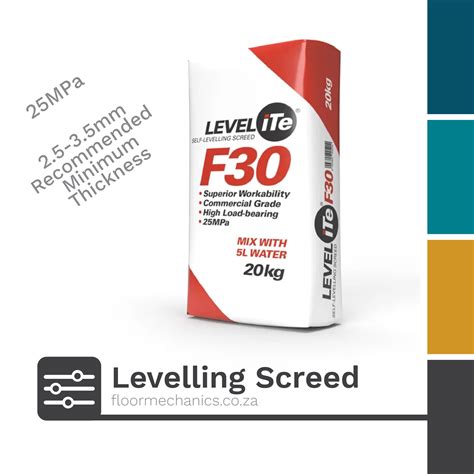 LeveliTe F30 | Self-Levelling Screed - Floor Mechanics
