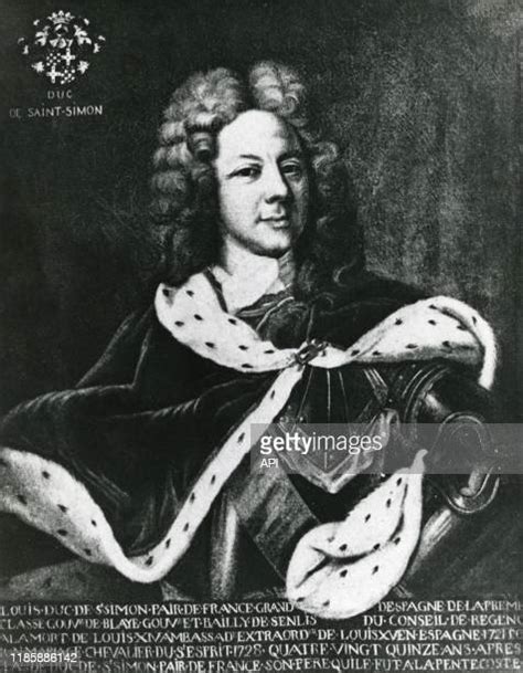 Louis De Rouvroy Duc De Saint Simon Stock Fotos Und Bilder Getty Images