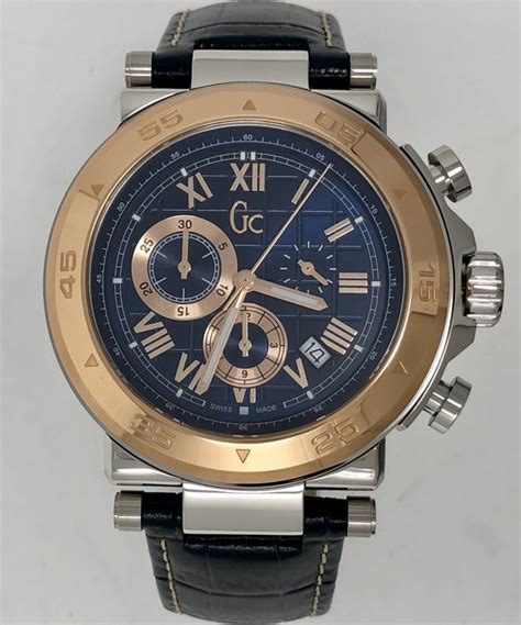 Guess GC Sport Chic Chronograph Watch Blue Swiss Made New Catawiki