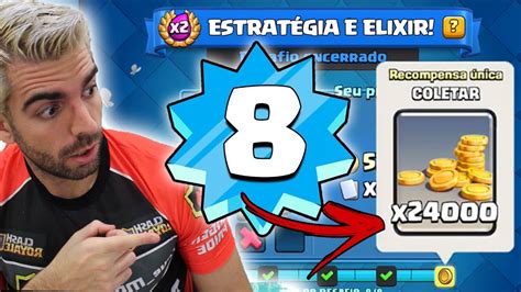 GANHEI O DESAFIO DA ESTRATEGIA E ELIXIR NA MINHA CONTA NÍVEL 8 NO CLASH