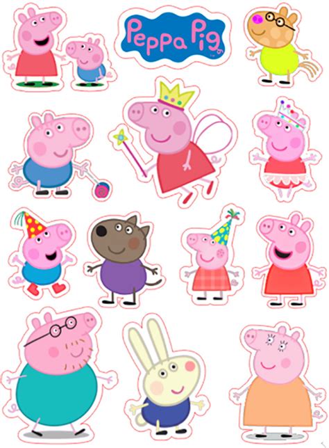 Adesivos Da Peppa Para Imprimir Adesivos Da Peppa Pig Para Imprimir