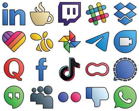 20 Professional Icons Facebook Quora Likee Google Duo And Messenger