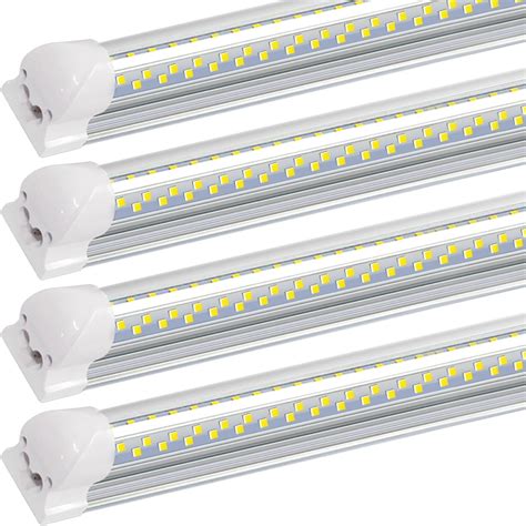 Falanfa Ft T V Shape Integrated Tube Light Double Side Row W Led