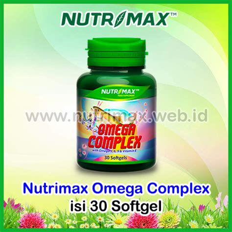 Jual Nutrimax Omega Complex 3 6 9 Vitamin E Isi 30 Untuk Jantung