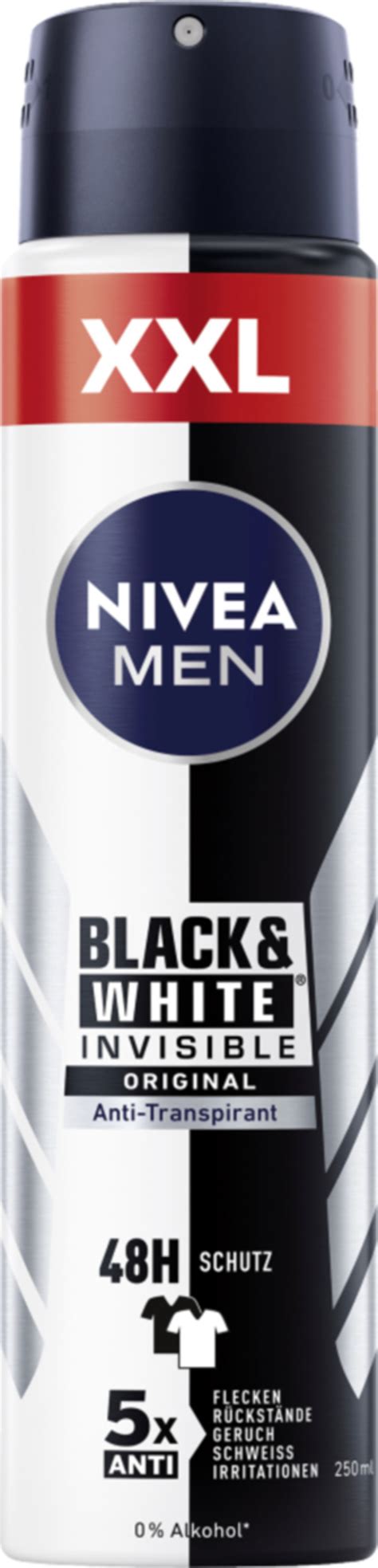 Nivea Men Anti Transpirant Spray Black White Invisible Original Von