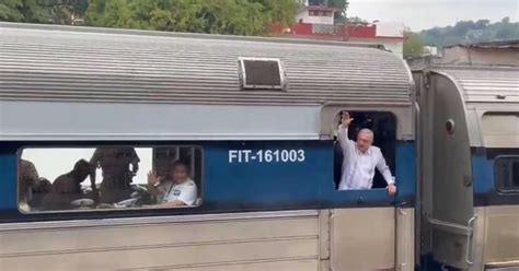 AMLO realiza recorrido de prueba en el Tren Interoceánico La Verdad