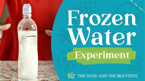 Frozen Water Science Experiment Water And Our World The Good And