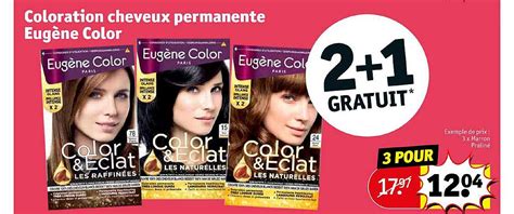 Promo Coloration Cheveux Permanente Eugène Color Chez Kruidvat