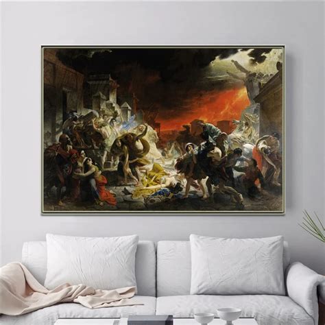 Buy The Last Day of Pompeii Canvas Art at Best Prices