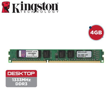 Kingston Ram Ddr3 1333mhz Ddr3 Non Ecc Cl9 Dimm Desktop Memory 4gb8gb