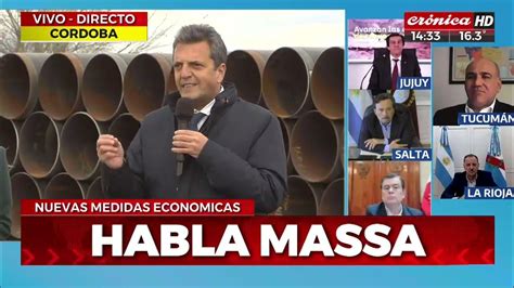 Sergio Massa Lo Que Viene Para Argentina Es Desarrollo E Inclusión