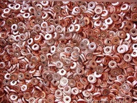 Zinc Plated Copper Metal Washer Inner Diameter Mm Round At Rs