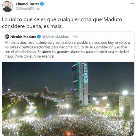 Tunden En Redes A Chumel Torres Por Crítica A Nicolás Maduro Crónica Puebla