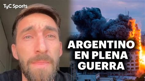 EN VIVO ISRAEL EL FUTBOLISTA ARGENTINO QUE QUEDÓ ATRAPADO EN MEDIO