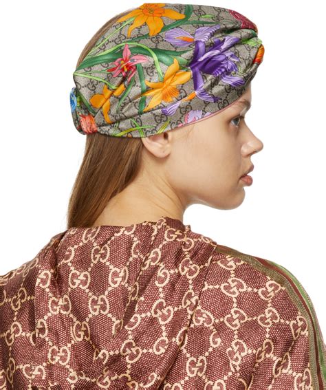 Gucci Multicolor Floral Headband Gucci