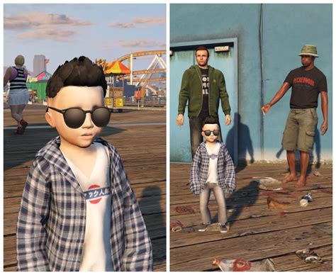 Gta 5 Baby Boy Ped Child Mod From The Sims 4 Cc From Hairstyles Gta5