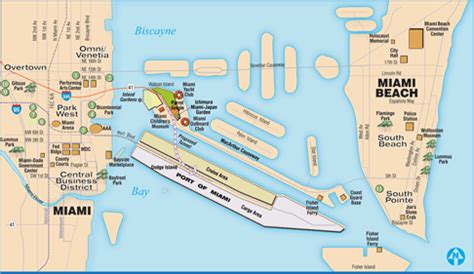 Port Of Miami Map - Terminal Map