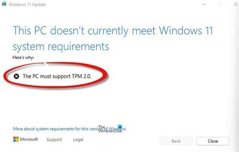 This Pc Must Support Tpm Windows 11 Installation Error 41 Off