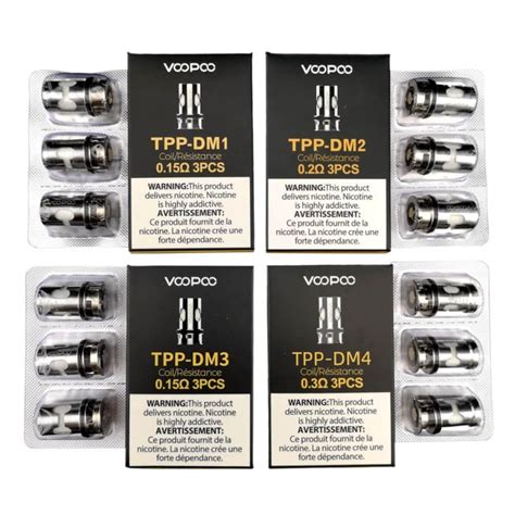 VooPoo TPP DM Coils 3 Pieces Per Pack