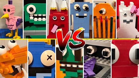 Lego Garten Of Banban Chapter Bosses Vs Rainbow Friends Youtube