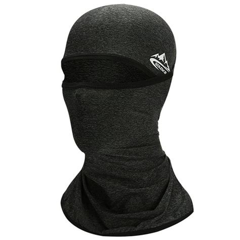 Anself Cycling Face Mask Upf50 Helmet Liner Balaclava Cooling Ice Silk Neck Gaiter Summer Uv