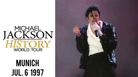 Michael Jackson HIStory Tour Live In Munich July 6 1997 YouTube