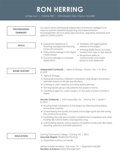 Resume Templates Science 1 Templates Example Templates Example