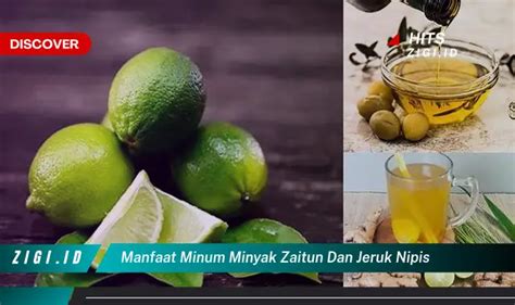 Ketahui Manfaat Minum Minyak Zaitun Dan Jeruk Nipis Yang Bikin Kamu