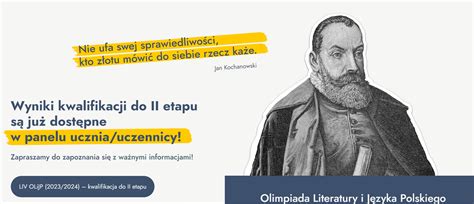 NASI UCZNIOWIE W ETAPIE OKRĘGOWYM OLIMPIADY LITERATURY I JĘZYKA