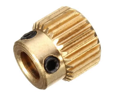 DuoWeiSi 3D Printer Parts 26 40 Teeth Brass Extruder Gear Inner Hole