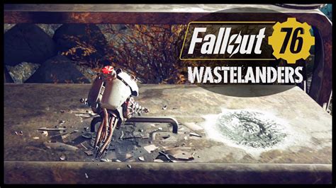 Fallout 76 Wastelanders 3 Roboter Kopf Als Waffe Angezockt