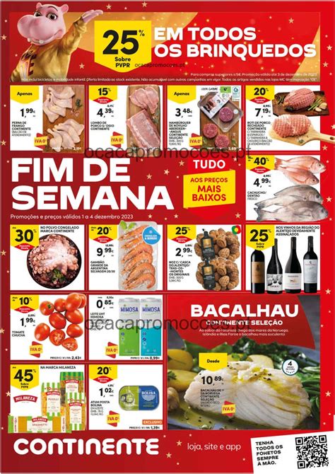 Antevis O Folheto Continente Fim De Semana Promo Es Dezembro A