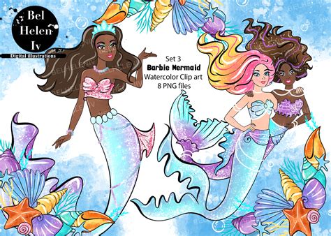 Free Clip Barbie Mermaid Download Free Clip Barbie Mermaid Png Images
