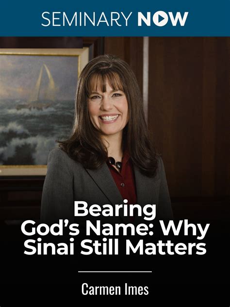Bearing God’s Name: Why Sinai Still Matters - Verbum