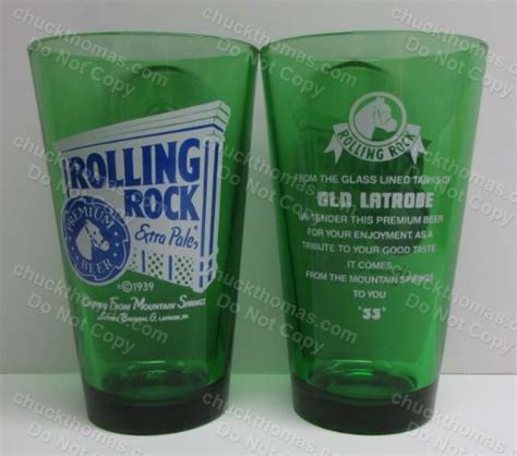 Rolling Rock Latrobe Glasses Koozies Buckets Crowns Coasters