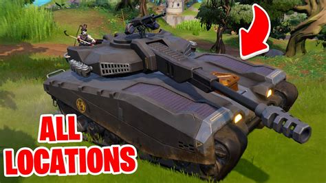 Where To Find Tanks In Fortnite Chapter 3 Season 2 All Locations For